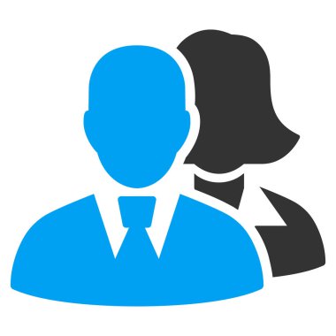 İnsanlar düz simgesi