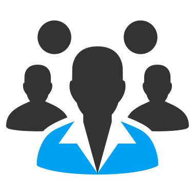 Personel düz simgesi