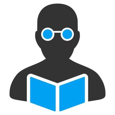 Öğrenci Düz Simgesi