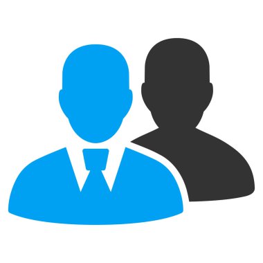 Kullanıcılar düz simgesi