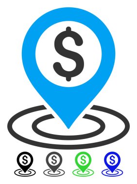 Banka düz simgesi yerleştir