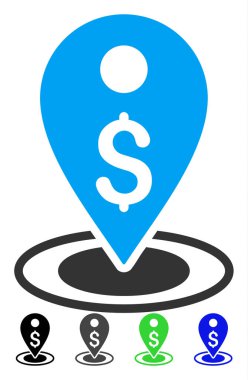 Para düz simgesi yerleştir