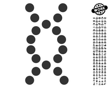 İş Bonus ile DNA sarmal simgesi