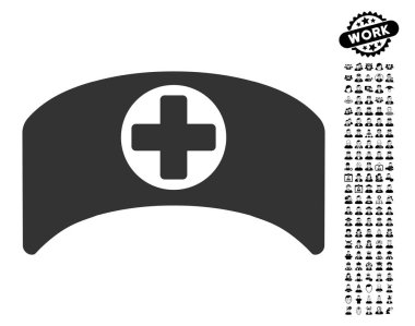 İş Bonus ile doktor Cap simgesi