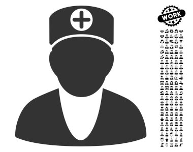 İnsanlar Bonus ile doktor simgesi