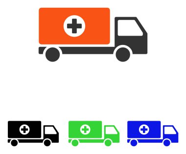 Uyuşturucu sevkiyatı düz vektör simgesi