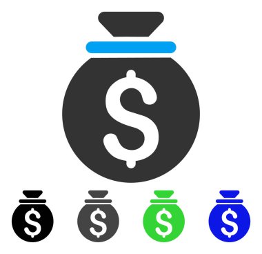 para çantası düz simgesi