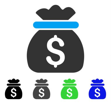 para çantası düz simgesi