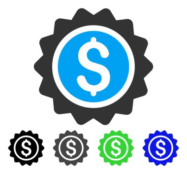 Damga düz simgesi bankacılık