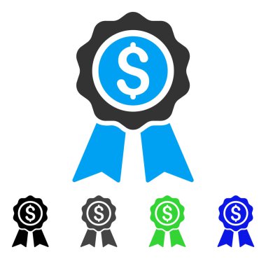 İş Ödülü düz simgesi