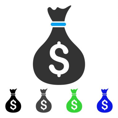 para çantası düz simgesi