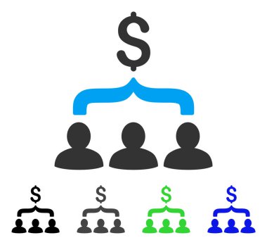 Satış Huni düz simgesi