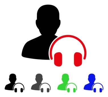 Operatör düz simgesi