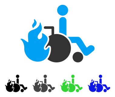 Hasta düz simgesi yanmak