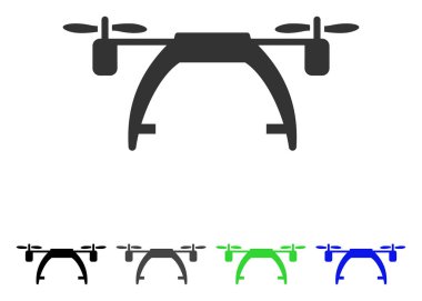 Uçak taşıyıcı düz simgesi