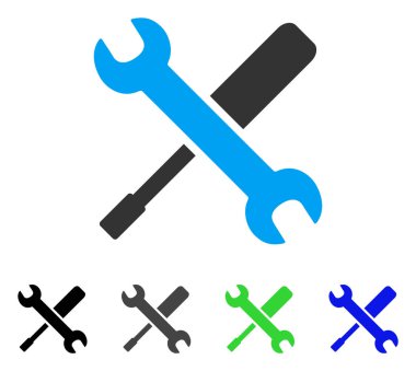 Araçlar düz simgesi