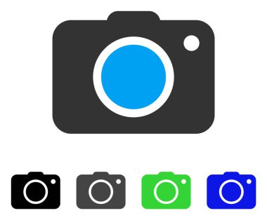 fotoğraf kamera düz simgesi