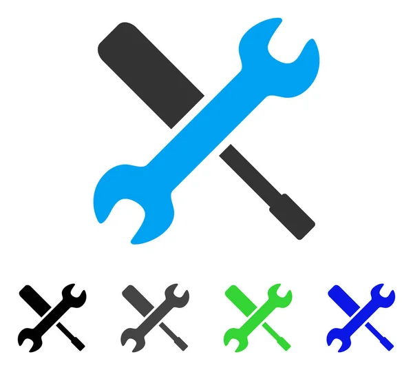 Tools Flat Icon — Stock Vector