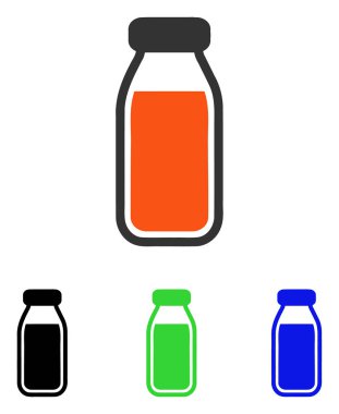 Kutu düz vektör simgesi