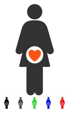 Doğurganlık düz simgesi