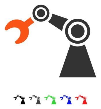 Manipülatör düz simgesi