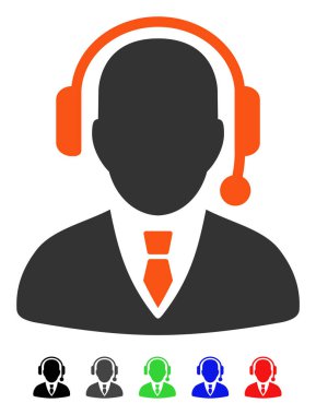 Operatör düz simgesi