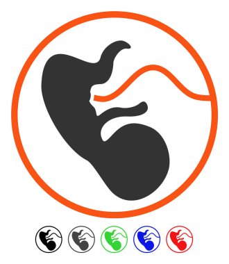 Gebelik düz simgesi