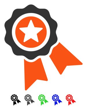 Kalite mühür düz simgesi