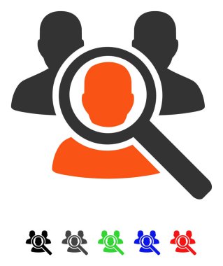 Arama hasta düz simgesi