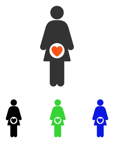 Fertility Flat Vector Icon — Stock Vector