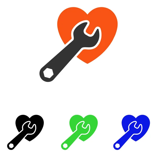 Hart chirurgie platte Vector Icon — Stockvector