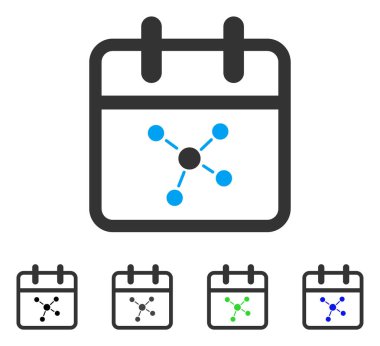 Düzeni gün düz simgesi