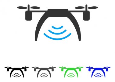 Drone Wifi Tekrarlayıcı düz simgesi