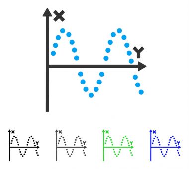 Sinüs arsa düz simgesi
