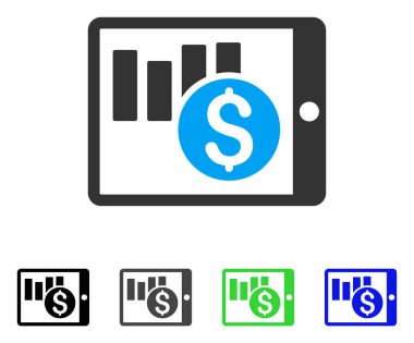 Pda düz simgesini satış listeleri