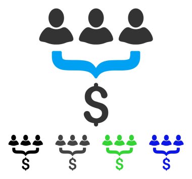 Satış filtre düz simgesi