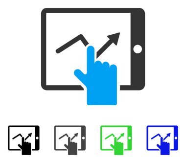 Trend Pda düz simgesine dokunun