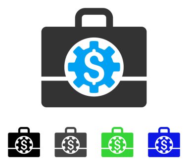 Banka kariyer seçenekleri düz simgesi