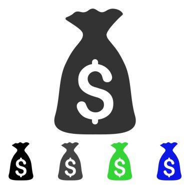 para çantası düz simgesi