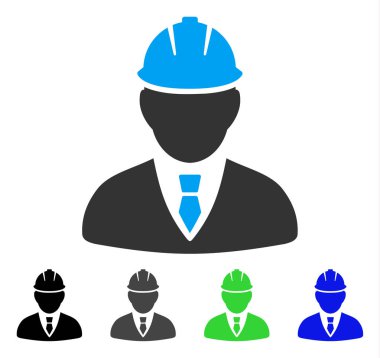 Mühendis düz simgesi