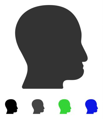 Kullanıcı başına düz simgesi