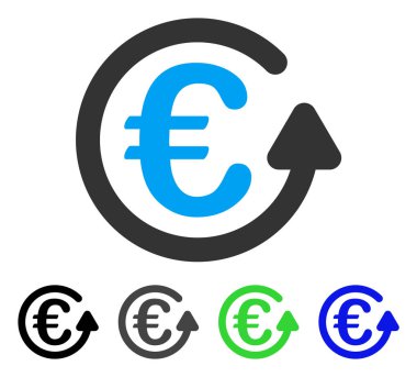 Euro ters ibraz düz simgesi