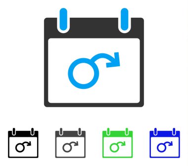 İktidarsızlık takvim gün düz simgesini