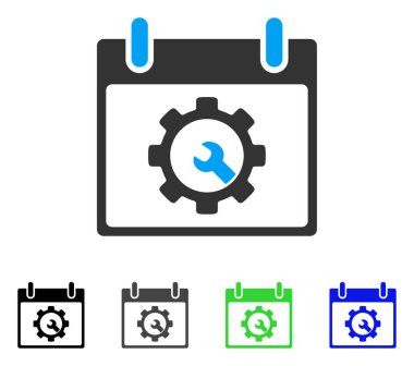 Seçenekleri araçlar takvim gün düz simgesi