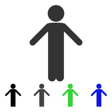 Çocuk özür düz simgesi