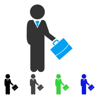 Çocuk Yöneticisi düz simgesi