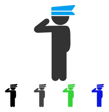 Çocuk görevlisi düz simgesi