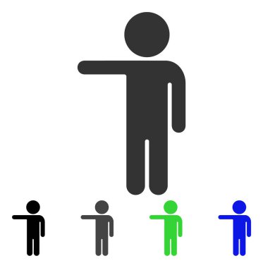 Çocuk düz simge göster