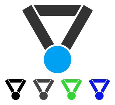 Şampiyon Ödülü düz simgesi