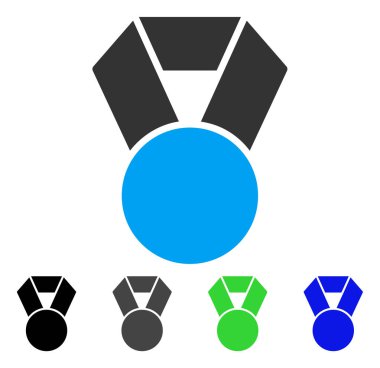 madalya düz simgesi